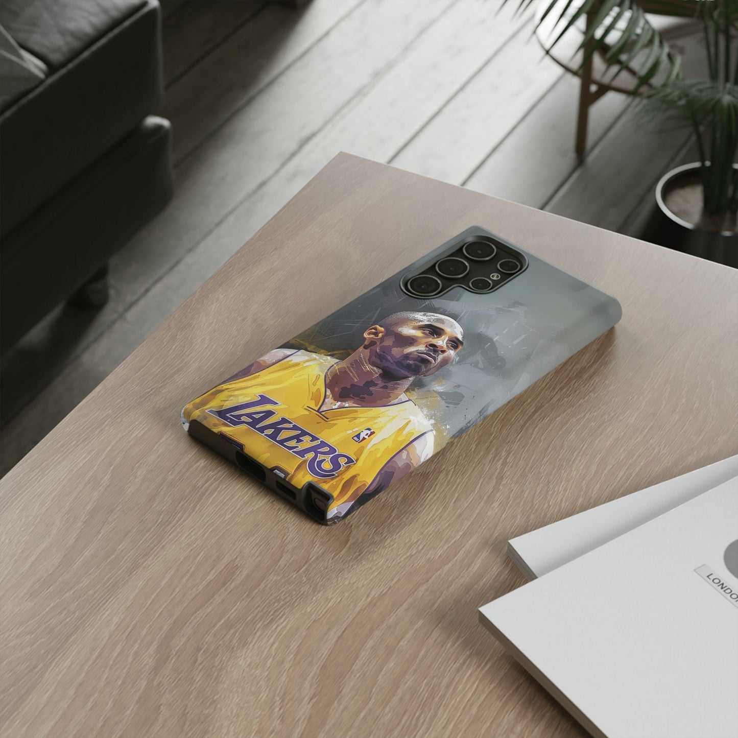 Kobe Bryant Portrait Phone Case Printify