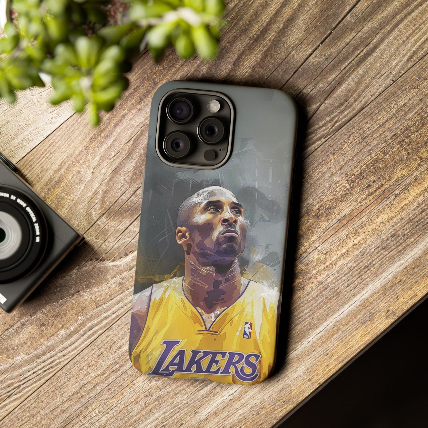 Kobe Bryant Portrait Phone Case Printify