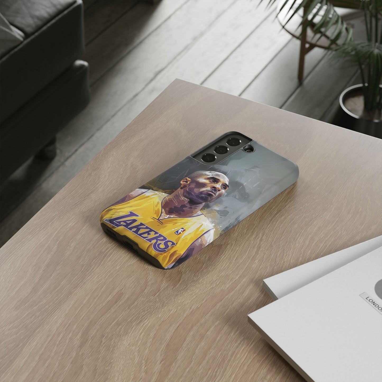 Kobe Bryant Portrait Phone Case Printify