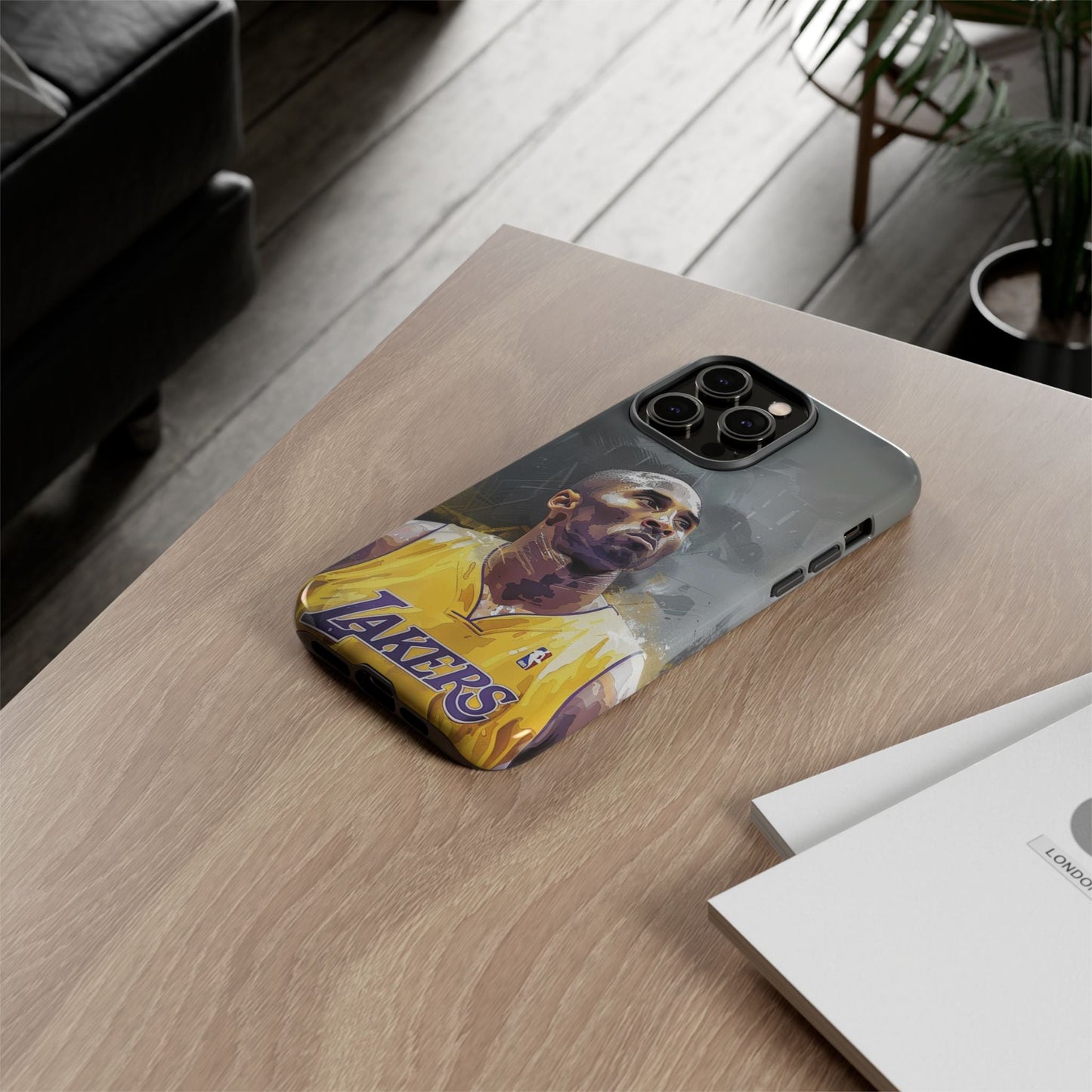 Kobe Bryant Portrait Phone Case Printify