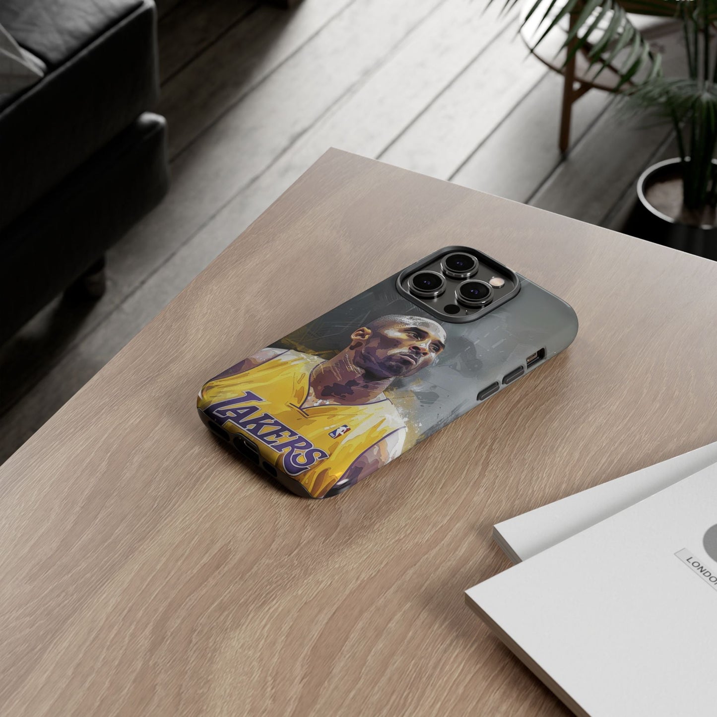Kobe Bryant Portrait Phone Case Printify