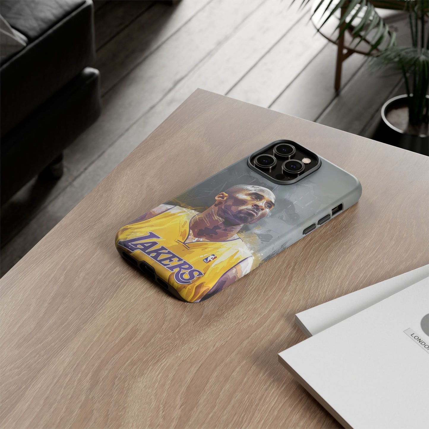 Kobe Bryant Portrait Phone Case Printify