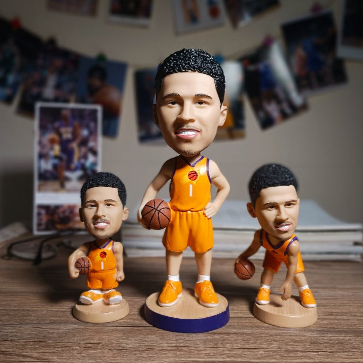 Devin Booker #1 Phoenix Suns NBA Basketball Collectible Bobblehead Action Figure