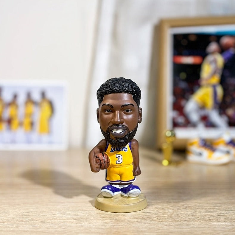 Anthony Davis #3 Los Angeles Lakers NBA Basketball Collectible Bobblehead Action Figure