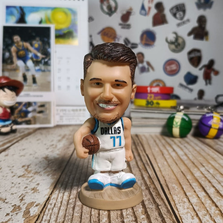 Luka Doncic #77 Dallas Mavericks NBA Basketball Collectible Bobblehead Action Figure