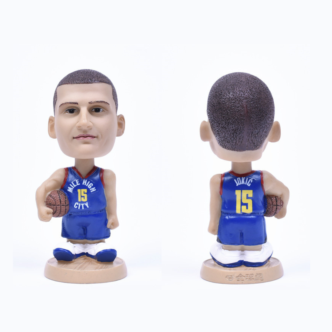 Nikola Jokic #15 Denver Nuggets NBA Basketball Collectible Bobblehead Action Figure