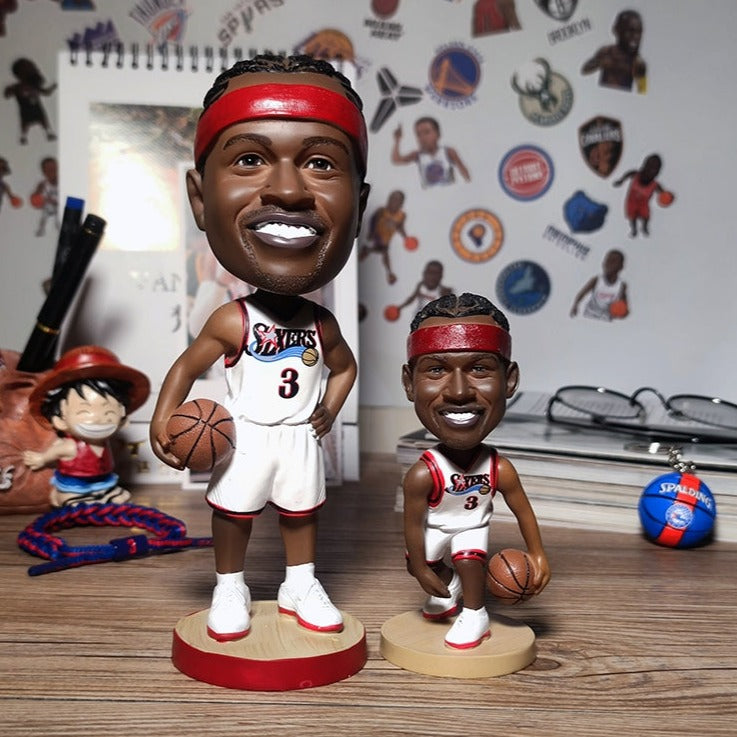 Allen Iverson #3 Philadelphia 76ers NBA Basketball Collectible Bobblehead Action Figure