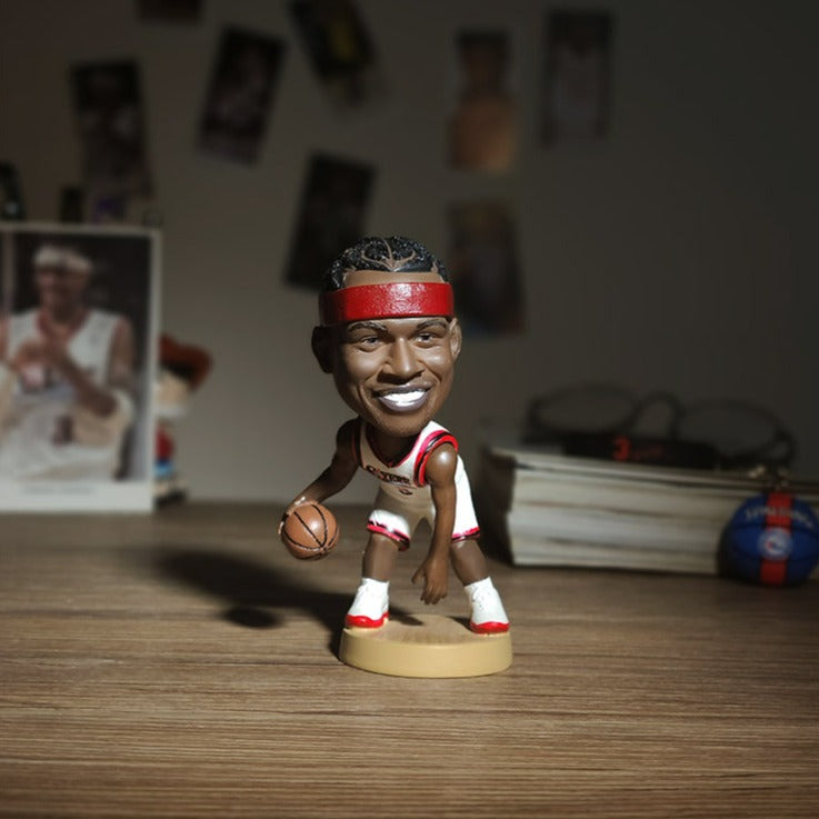 Allen Iverson #3 Philadelphia 76ers NBA Basketball Collectible Bobblehead Action Figure