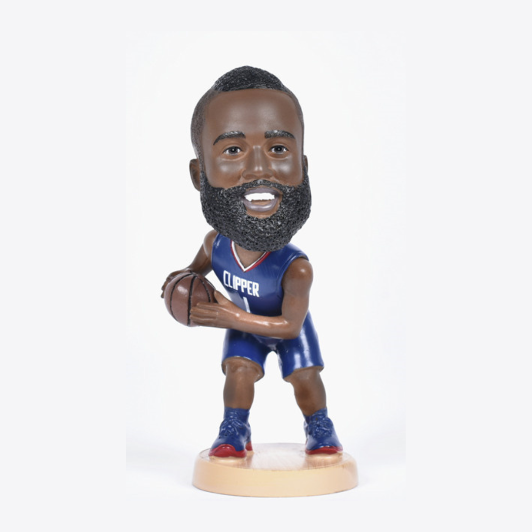 James Harden #1 Los Angeles Clippers NBA Basketball Collectible Bobblehead Action Figure