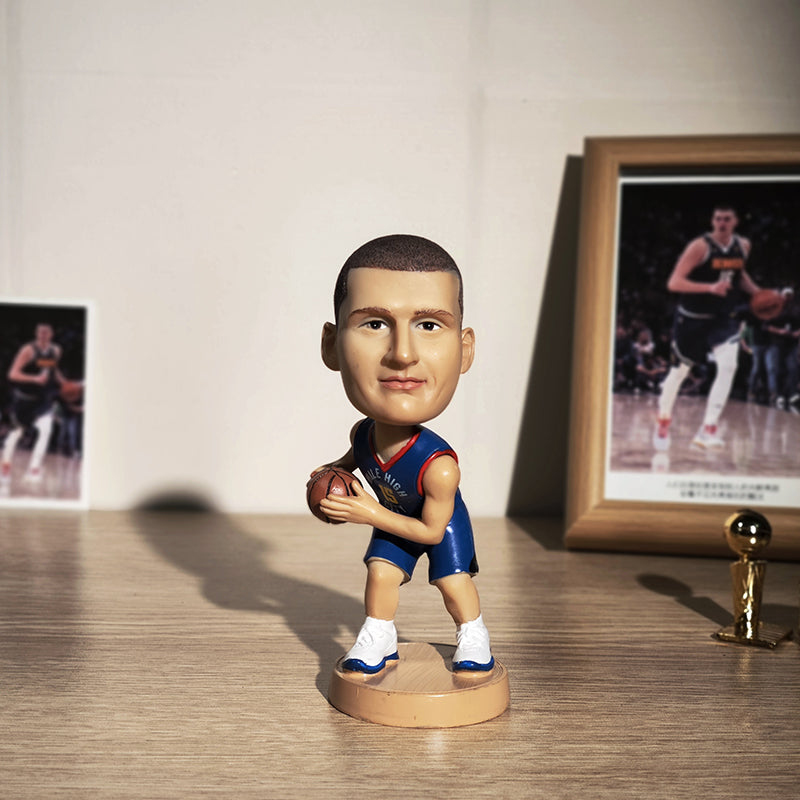 Nikola Jokic #15 Denver Nuggets NBA Basketball Collectible Bobblehead Action Figure