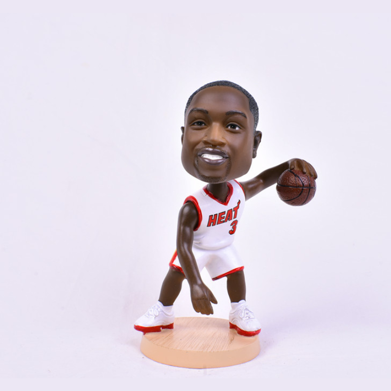 Dwyane Wade #1 Miami Heat NBA Basketball Collectible Bobblehead Action Figure