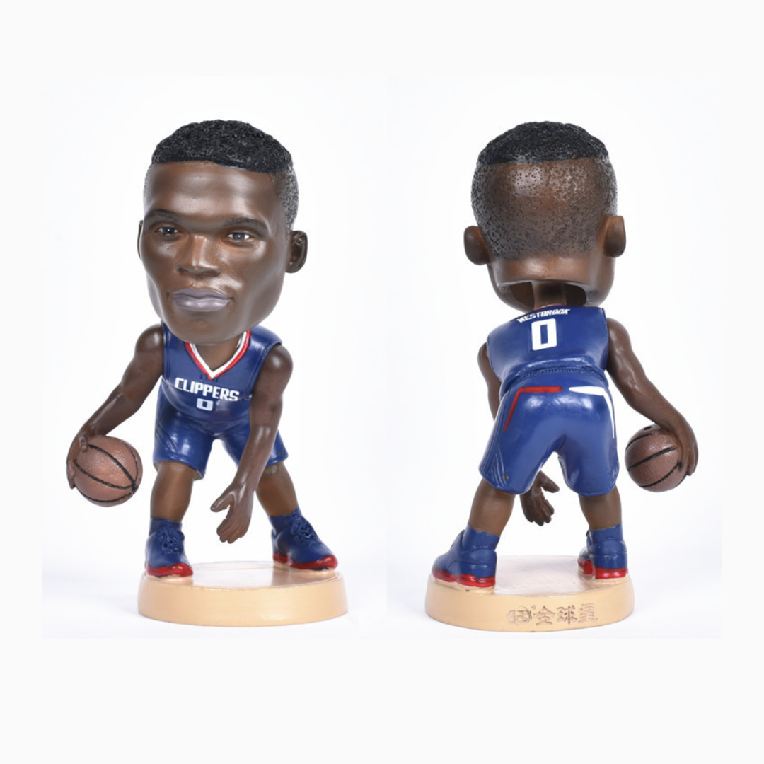 Russell Westbrook #0 Los Angeles Clippers NBA Basketball Collectible Bobblehead Action Figure