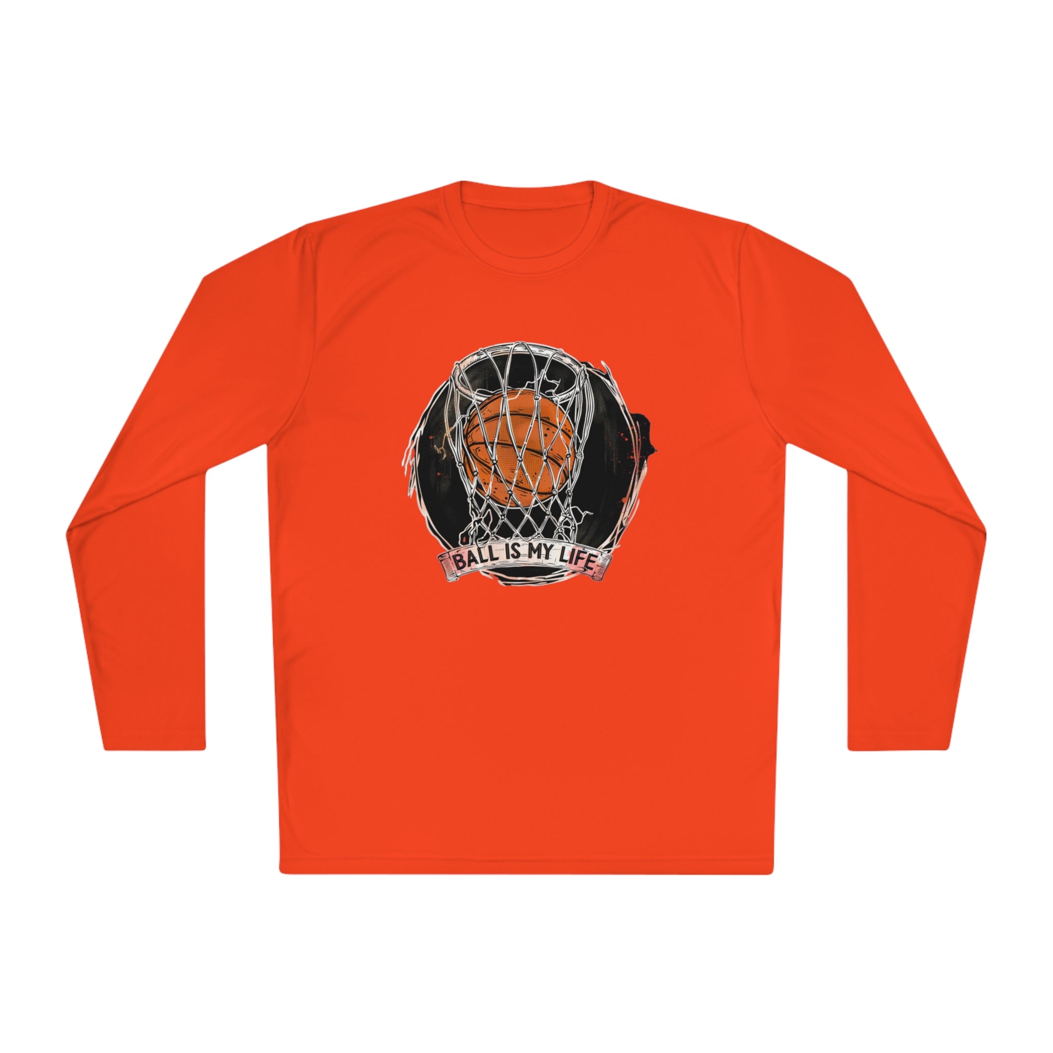 Ball is my life Lightweight Long Sleeve Tee 100% Polyester