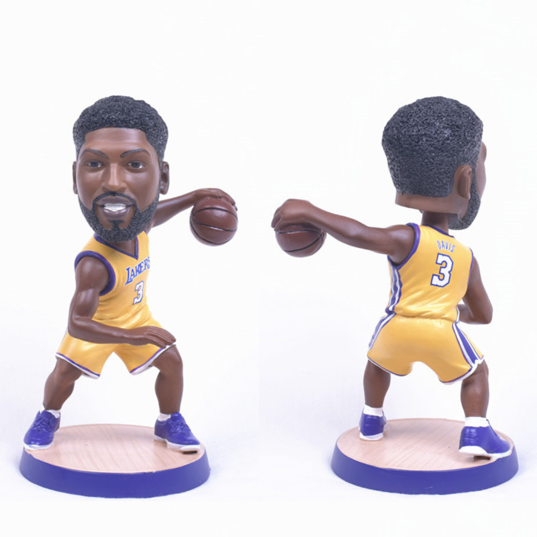 Anthony Davis #3 Los Angeles Lakers NBA Basketball Collectible Bobblehead Action Figure