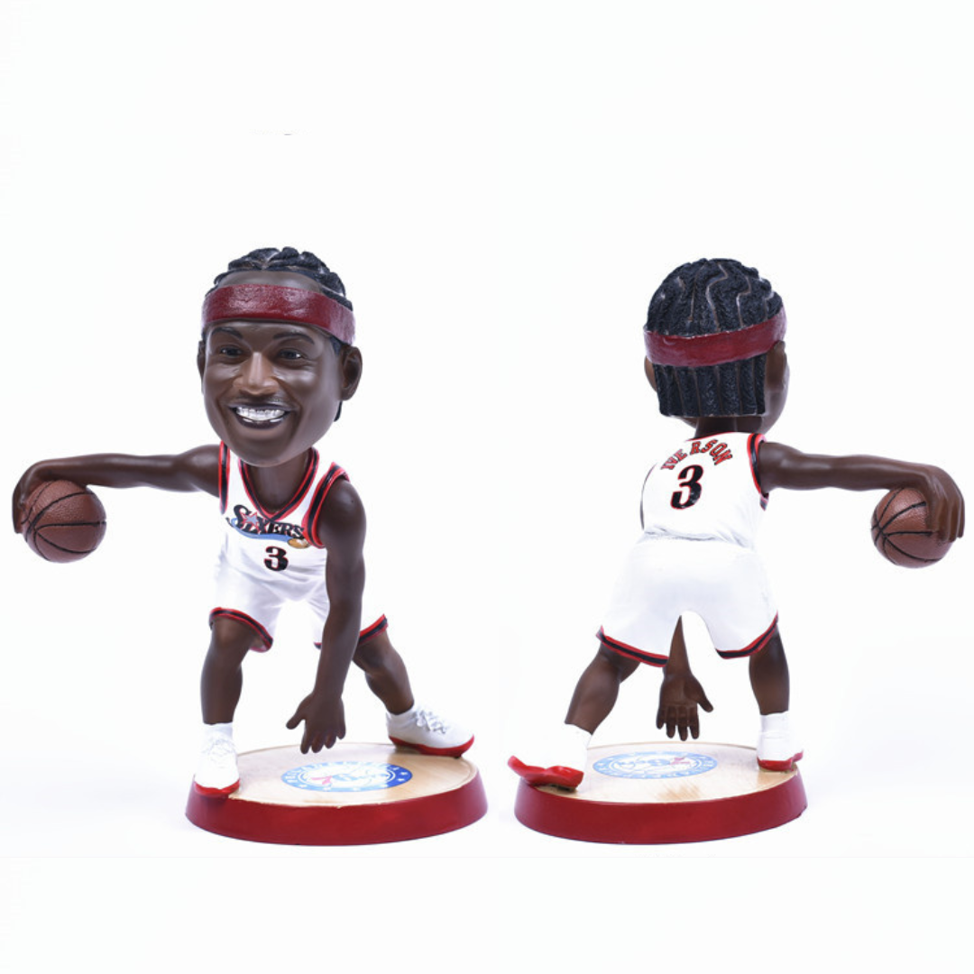 Allen Iverson #3 Philadelphia 76ers NBA Basketball Collectible Bobblehead Action Figure