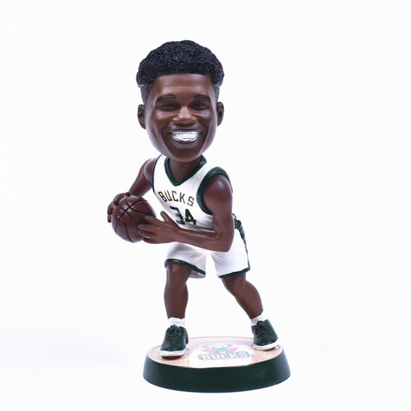 Giannis Antetokounmpo #34 Milwaukee Bucks NBA Basketball Collectible Bobblehead Action Figure