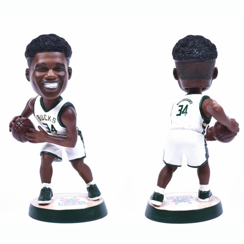 Giannis Antetokounmpo #34 Milwaukee Bucks NBA Basketball Collectible Bobblehead Action Figure