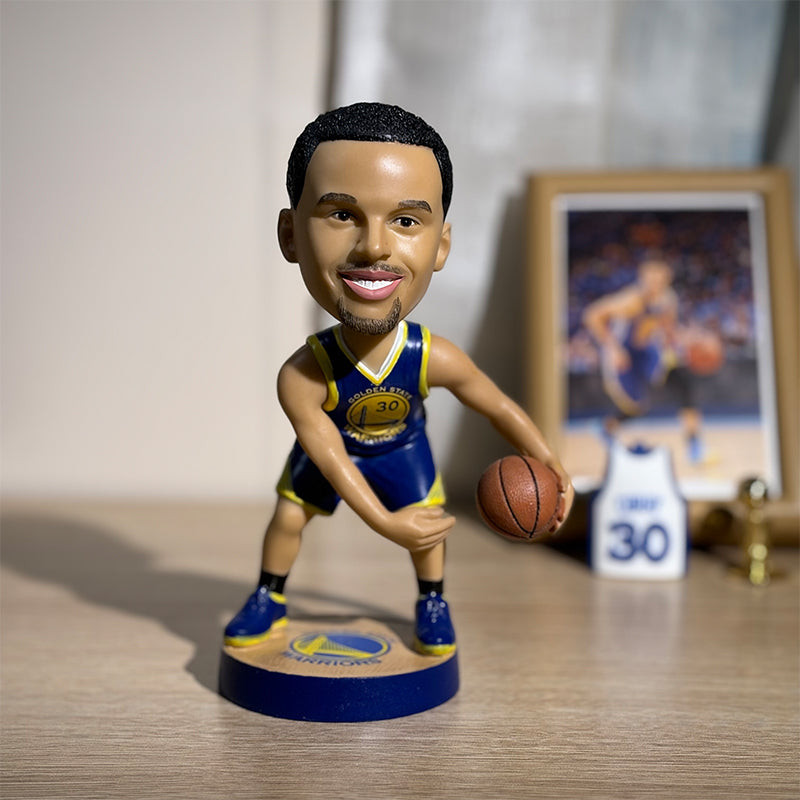 Stephen Curry #30 Golden State Warriors NBA Basketball Collectible Bobblehead Action Figure