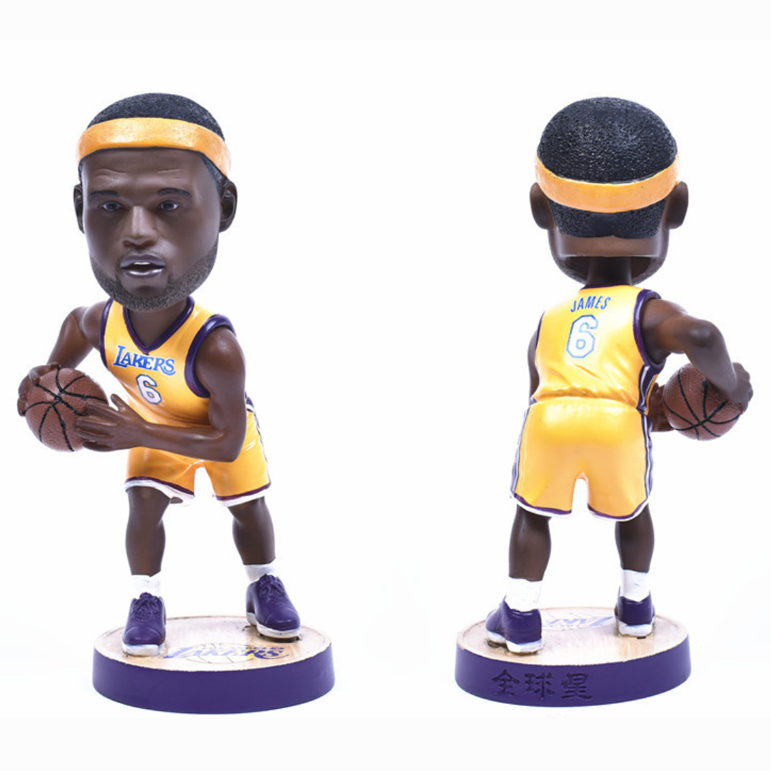 LeBron James #6 #23 Los Angeles Lakers NBA Basketball Collectible Bobblehead Action Figure