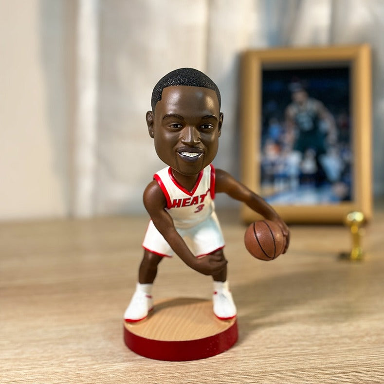 Dwyane Wade #1 Miami Heat NBA Basketball Collectible Bobblehead Action Figure