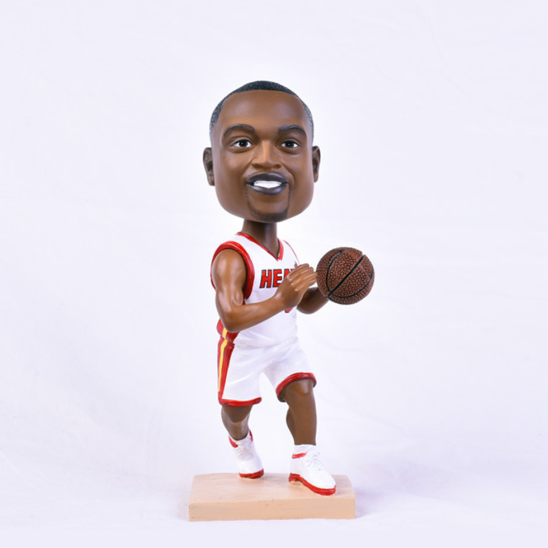 Dwyane Wade #1 Miami Heat NBA Basketball Collectible Bobblehead Action Figure