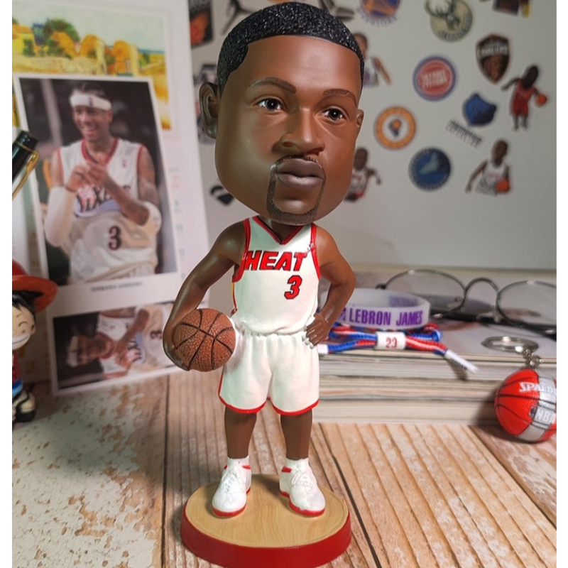 Dwyane Wade #1 Miami Heat NBA Basketball Collectible Bobblehead Action Figure