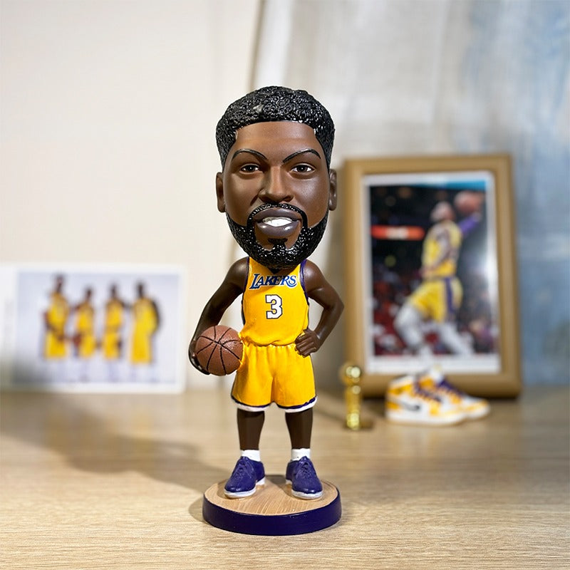 Anthony Davis #3 Los Angeles Lakers NBA Basketball Collectible Bobblehead Action Figure