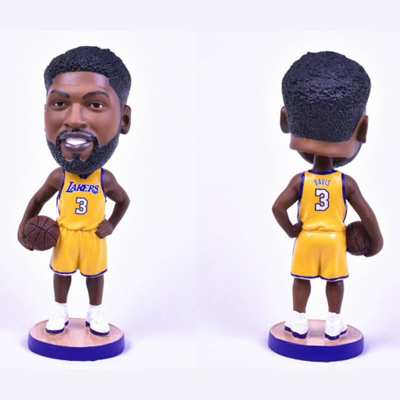 Anthony Davis #3 Los Angeles Lakers NBA Basketball Collectible Bobblehead Action Figure