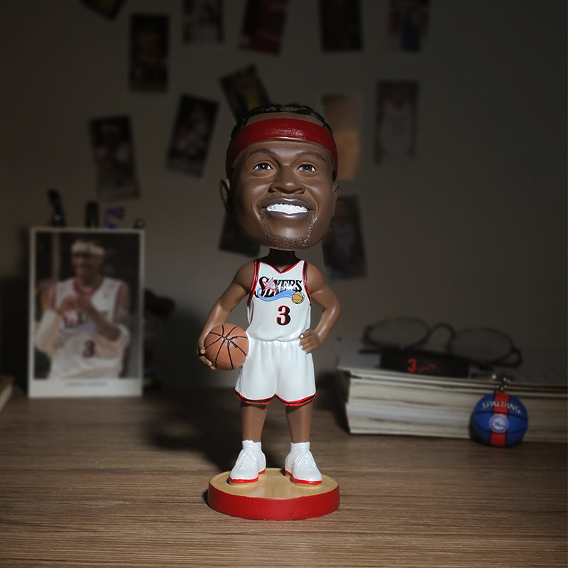 Allen Iverson #3 Philadelphia 76ers NBA Basketball Collectible Bobblehead Action Figure