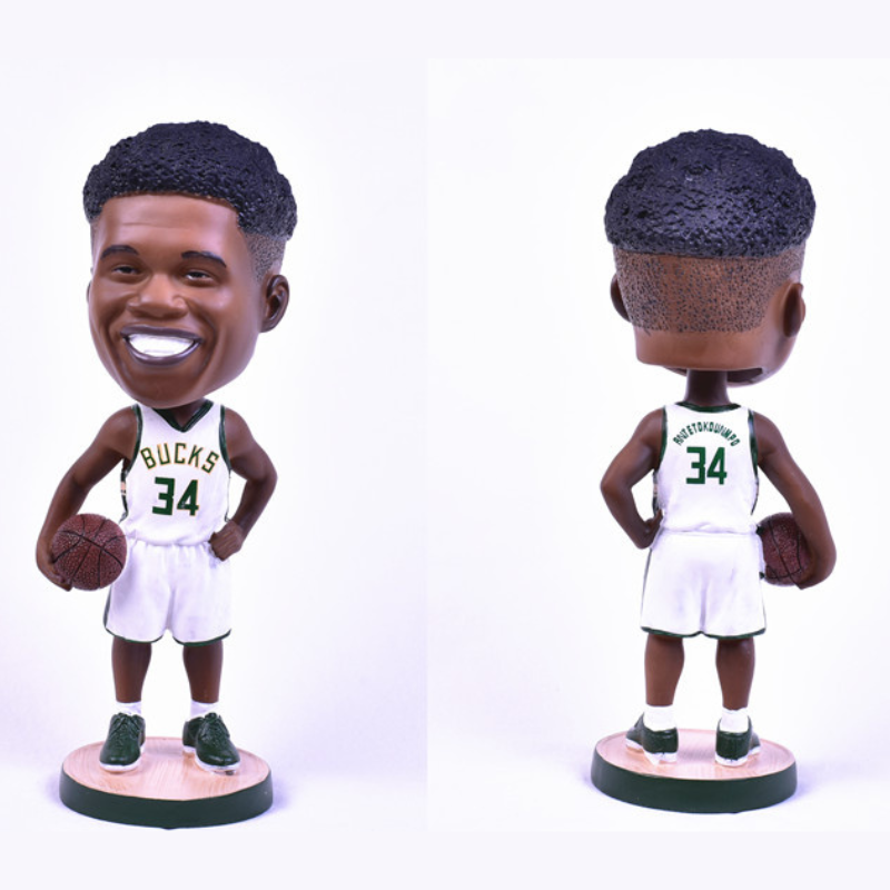 Giannis Antetokounmpo #34 Milwaukee Bucks NBA Basketball Collectible Bobblehead Action Figure