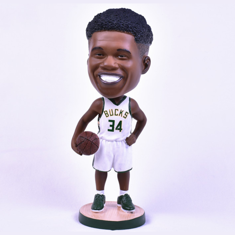 Giannis Antetokounmpo #34 Milwaukee Bucks NBA Basketball Collectible Bobblehead Action Figure