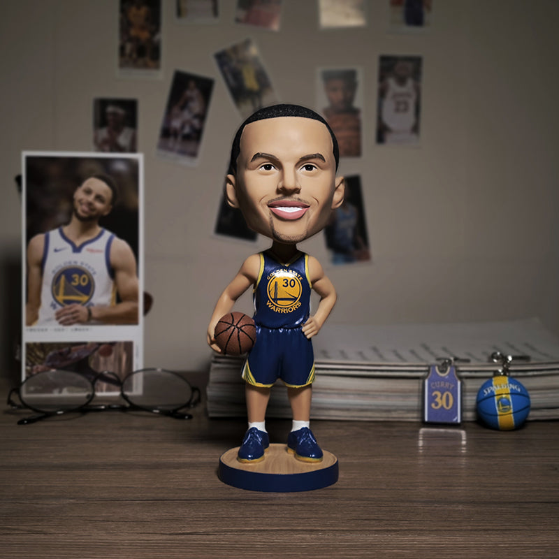 Stephen Curry #30 Golden State Warriors NBA Basketball Collectible Bobblehead Action Figure