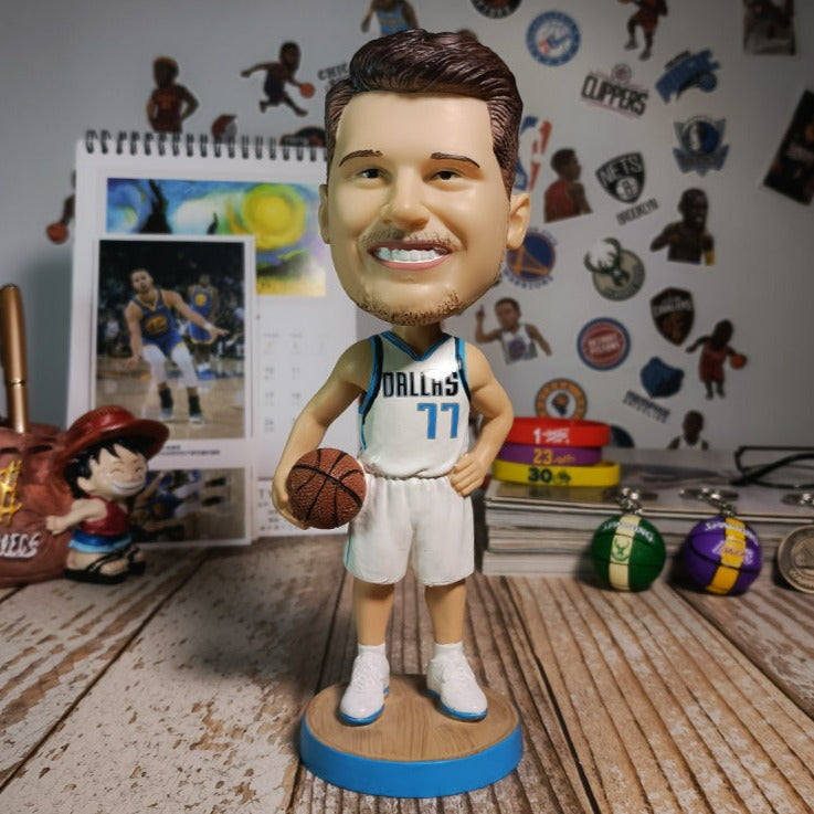 Luka Doncic #77 Dallas Mavericks NBA Basketball Collectible Bobblehead Action Figure