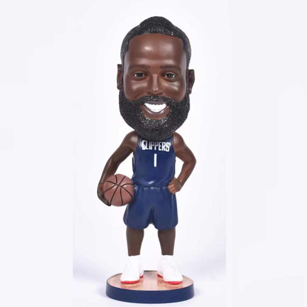 James Harden #1 Los Angeles Clippers NBA Basketball Collectible Bobblehead Action Figure