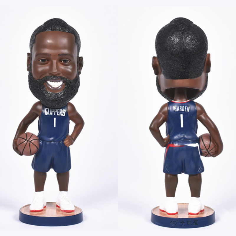 James Harden #1 Los Angeles Clippers NBA Basketball Collectible Bobblehead Action Figure