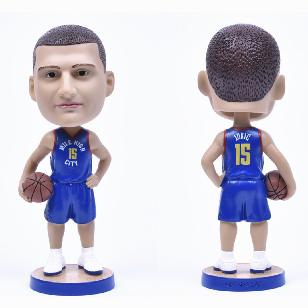 Nikola Jokic #15 Denver Nuggets NBA Basketball Collectible Bobblehead Action Figure