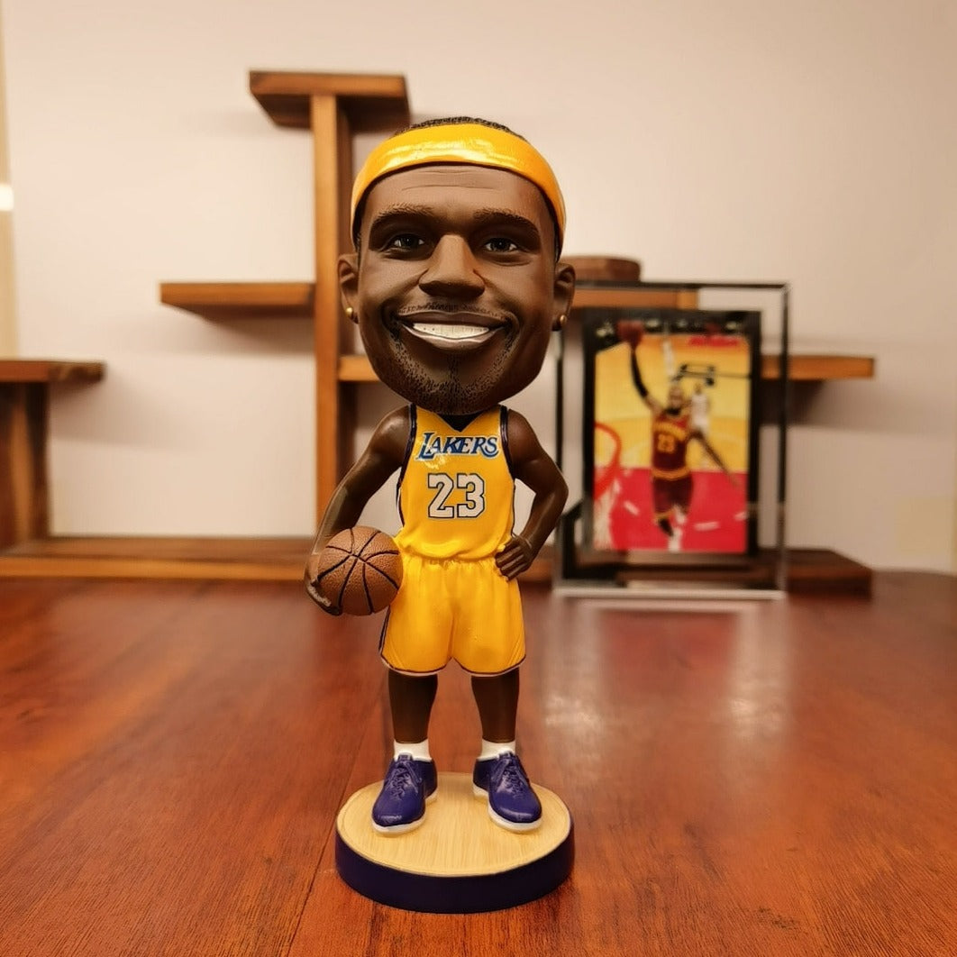 LeBron James #6 #23 Los Angeles Lakers NBA Basketball Collectible Bobblehead Action Figure