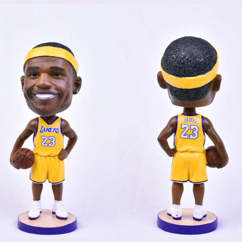 LeBron James #6 #23 Los Angeles Lakers NBA Basketball Collectible Bobblehead Action Figure