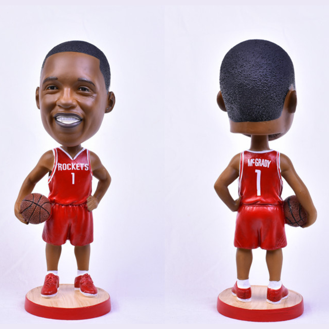 Tracy McGrady #1 Houston Rockets NBA Basketball Collectible Bobblehead Action Figure