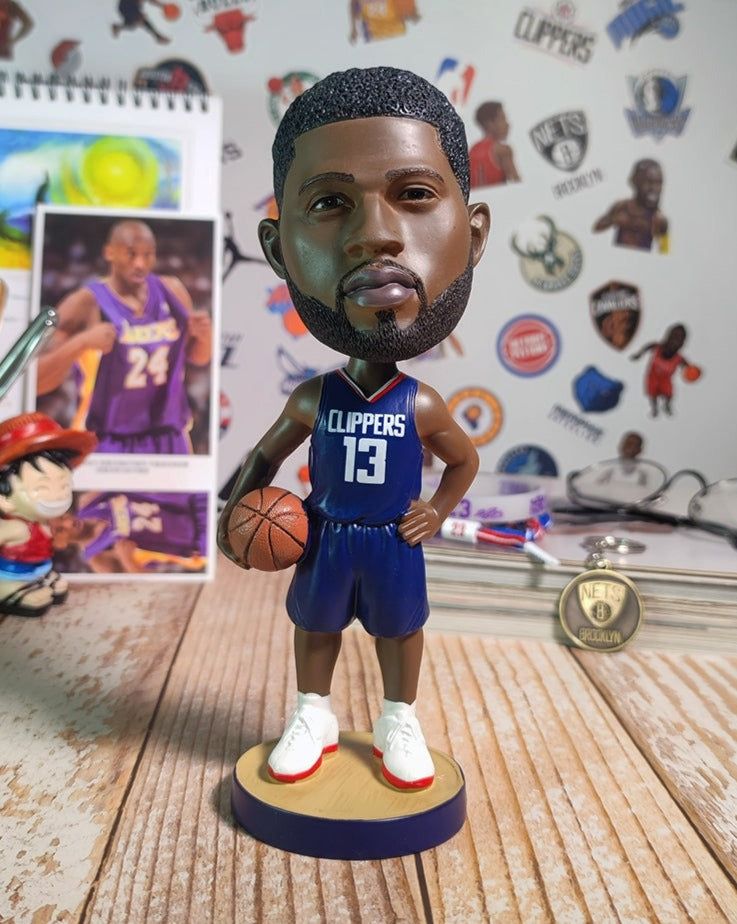 Paul George #13 Los Angeles Clippers NBA Basketball Collectible Bobblehead Action Figure