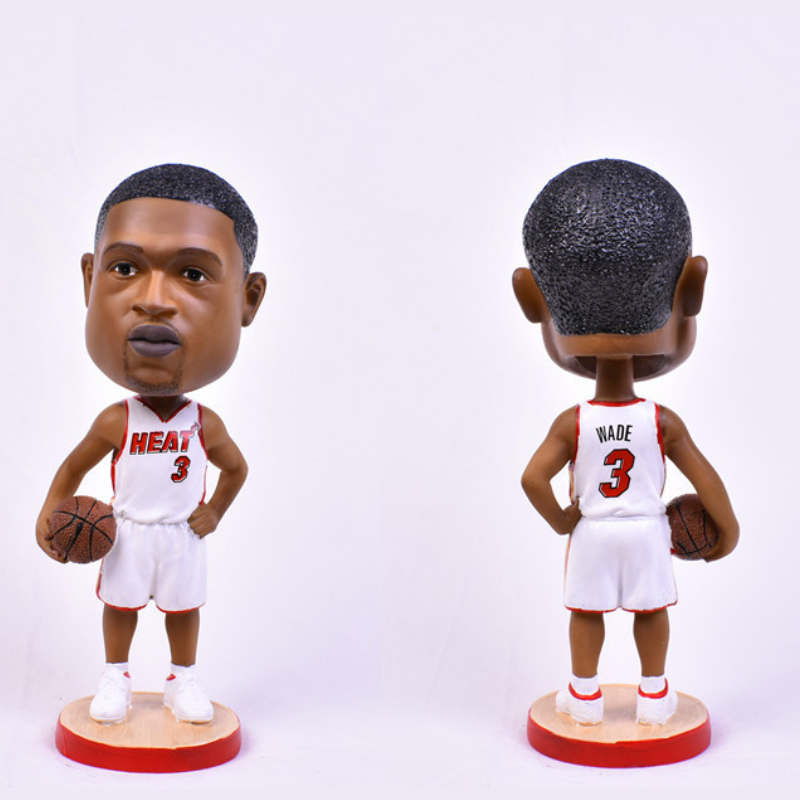 Dwyane Wade #1 Miami Heat NBA Basketball Collectible Bobblehead Action Figure