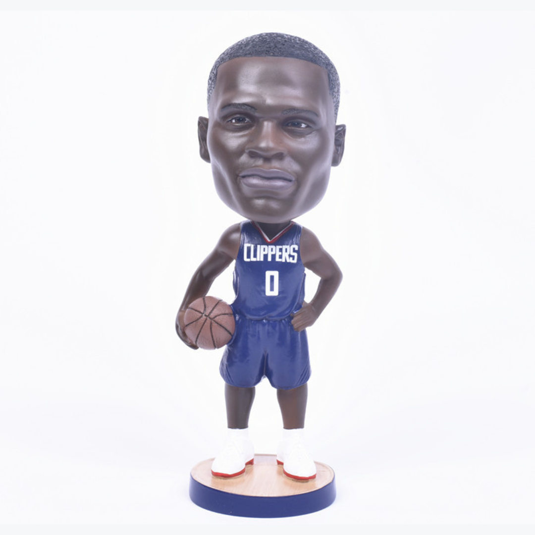 Russell Westbrook #0 Los Angeles Clippers NBA Basketball Collectible Bobblehead Action Figure