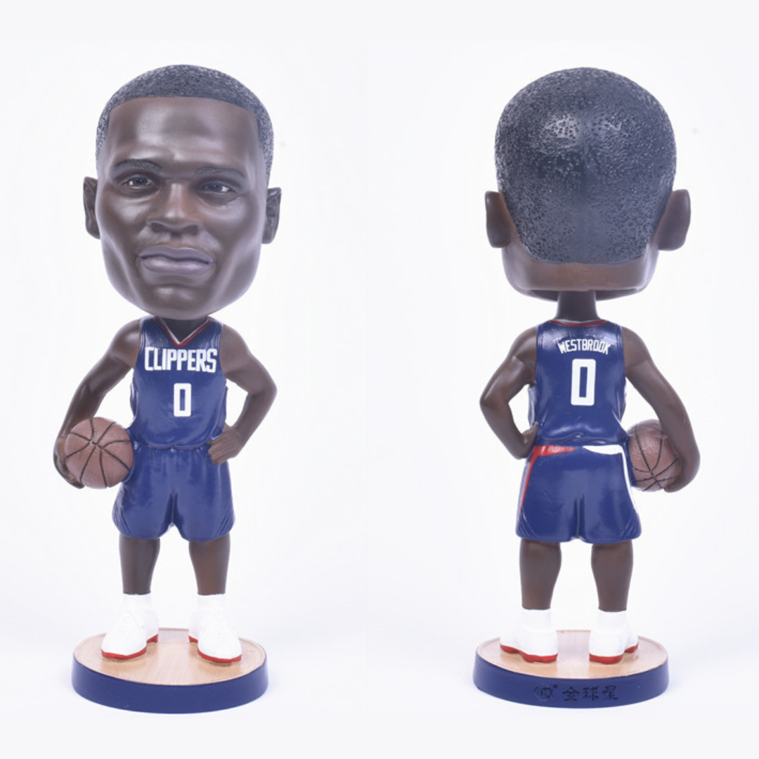 Russell Westbrook #0 Los Angeles Clippers NBA Basketball Collectible Bobblehead Action Figure