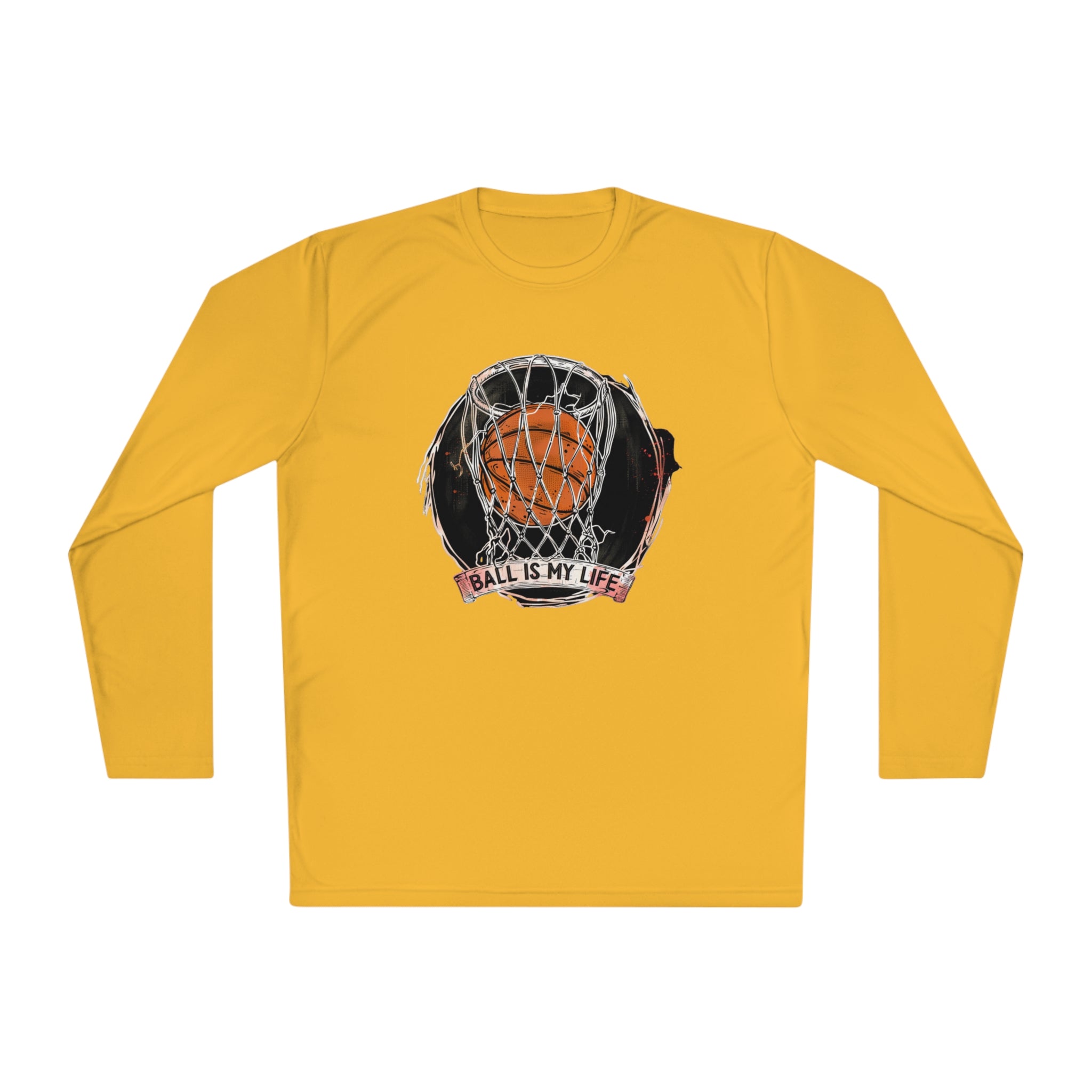 Ball is my life Lightweight Long Sleeve Tee 100% Polyester