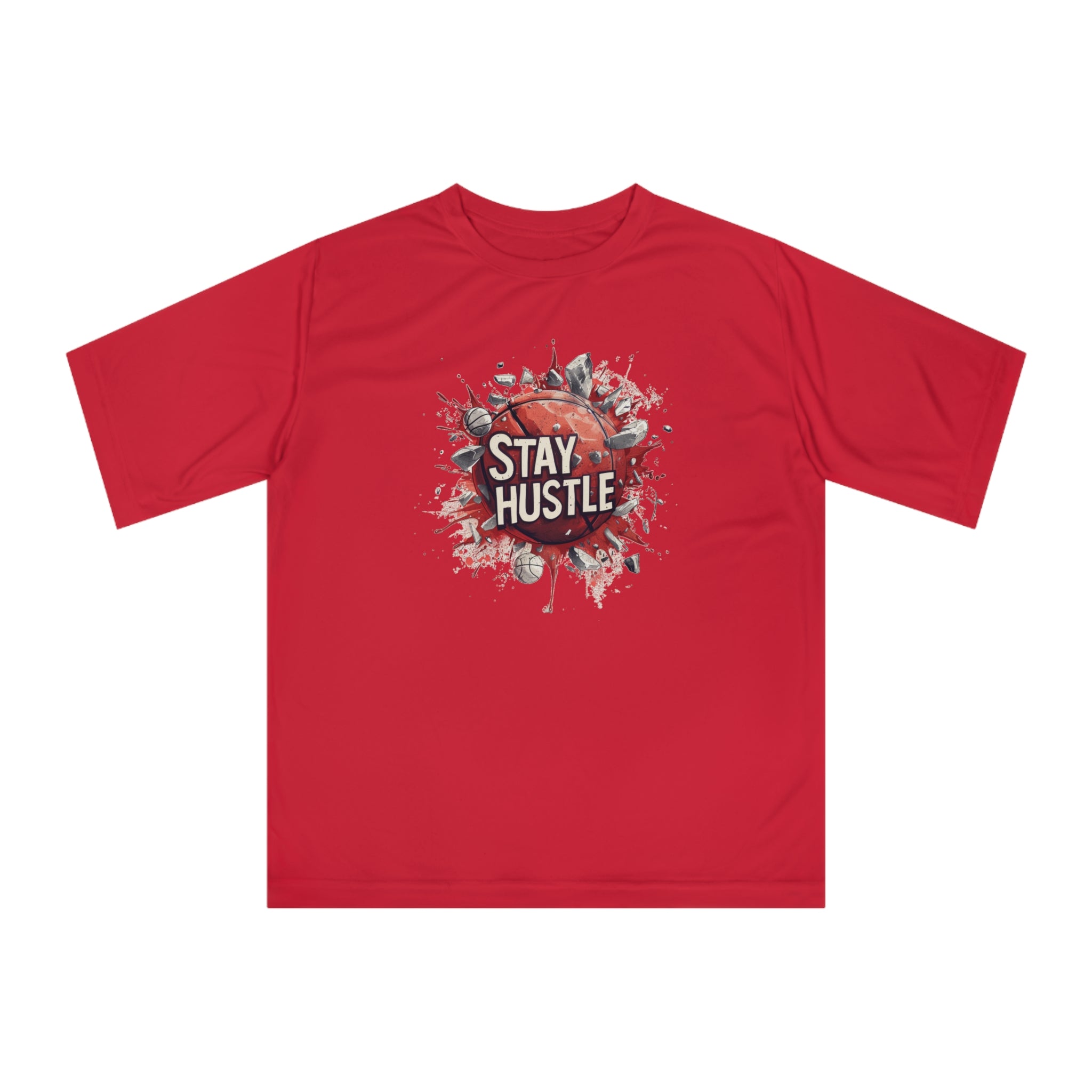 Stay Hustle Performance T-shirt 100% Polyester