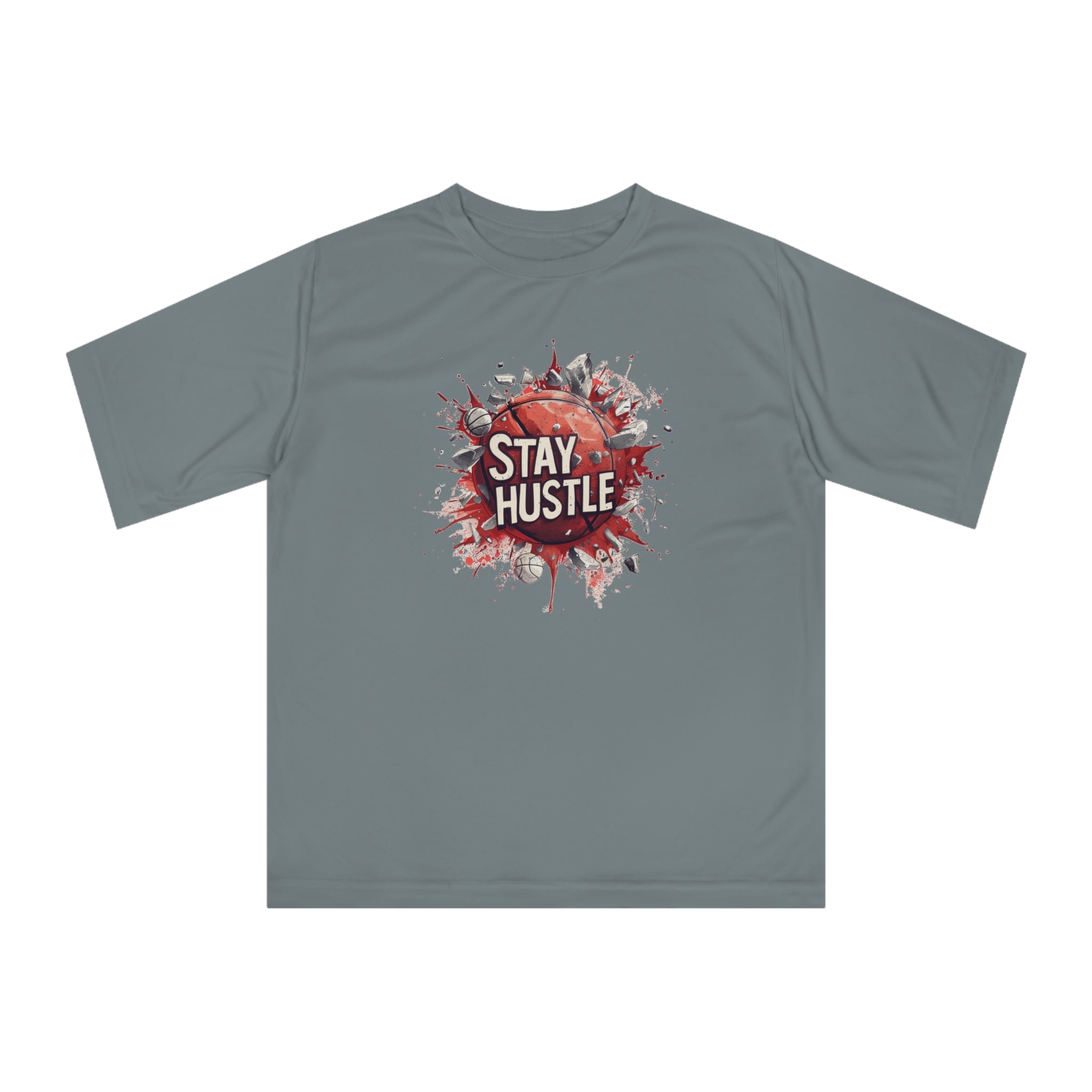 Stay Hustle Performance T-shirt 100% Polyester