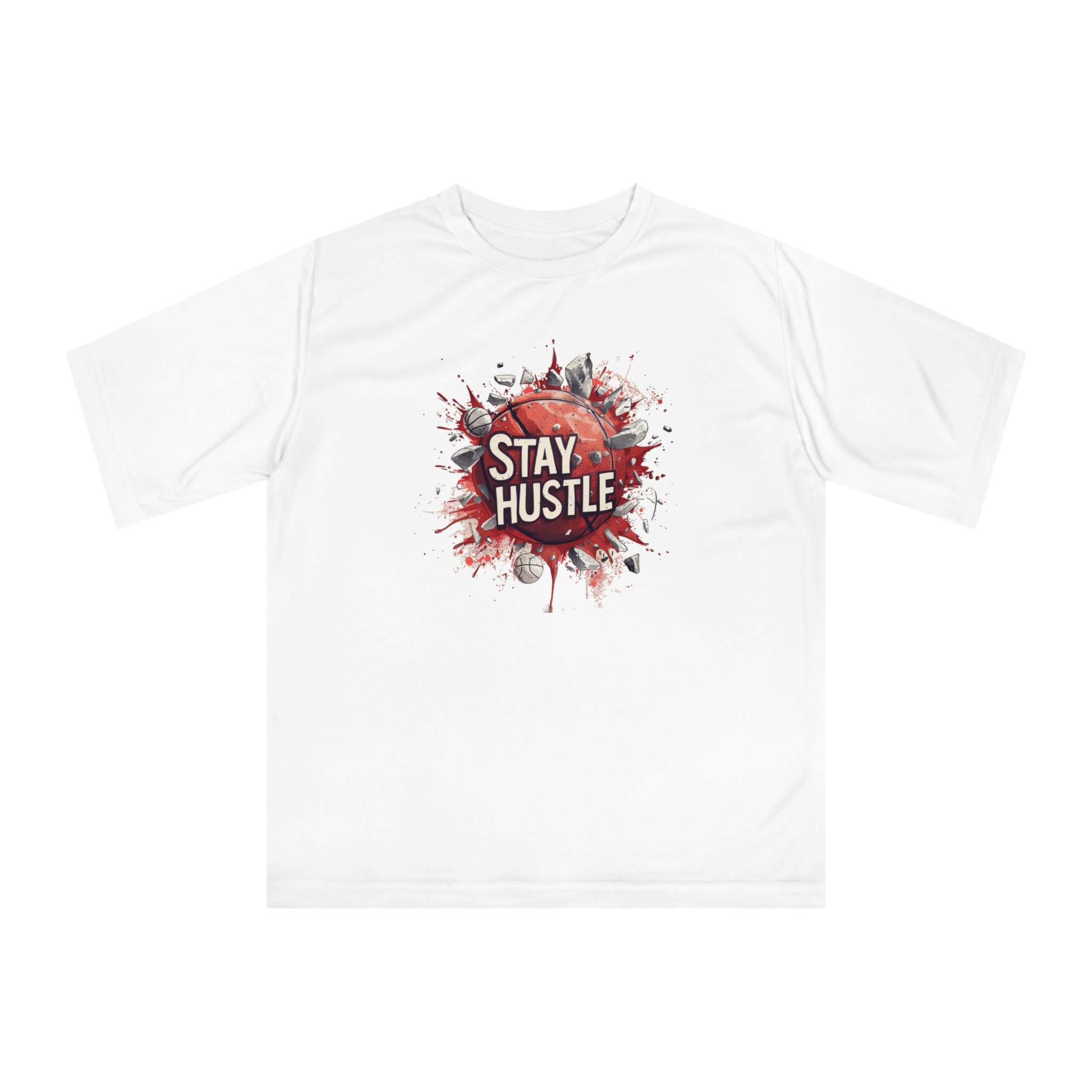 Stay Hustle Performance T-shirt 100% Polyester