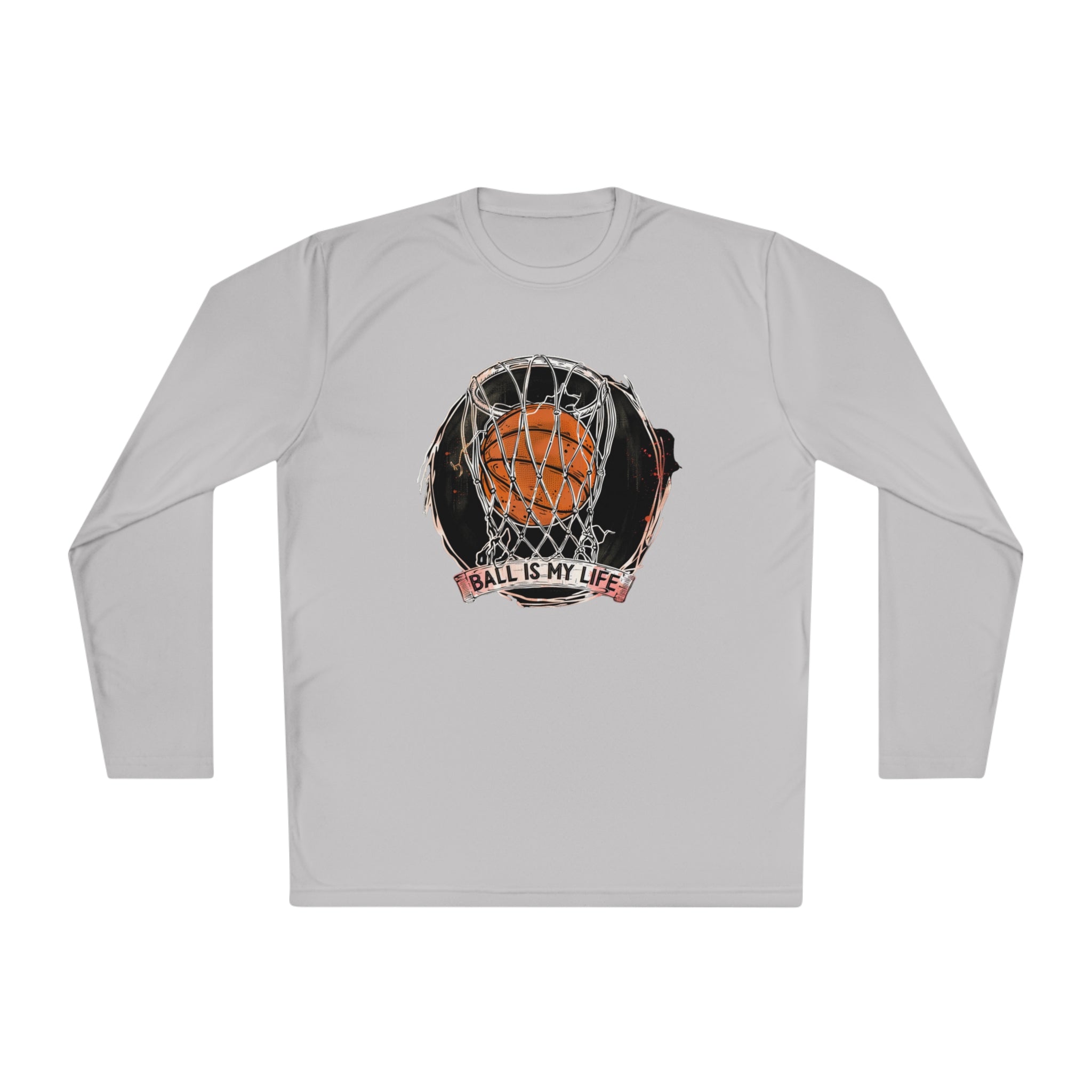 Ball is my life Lightweight Long Sleeve Tee 100% Polyester