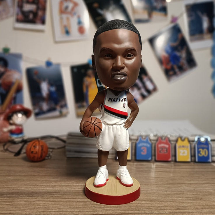 Damian Lillard  #0 Portland Trail Blazers NBA Basketball Collectible Bobblehead Action Figure