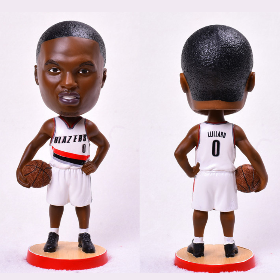 Damian Lillard  #0 Portland Trail Blazers NBA Basketball Collectible Bobblehead Action Figure